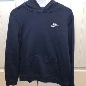 dark blue Nike sweatshirt